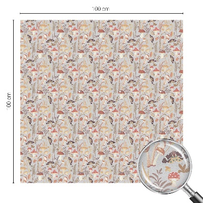 Folie geam intimitate model vitraliu Model de pădure