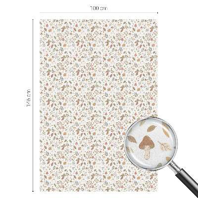 Autocolant vitraliu pentru geam Modele de toamnă