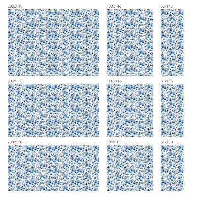 Folie geam intimitate model vitraliu Flori în acuarelă