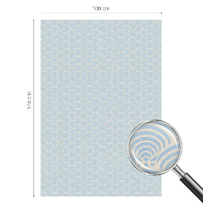 Folie decorativă geam Valuri japoneze