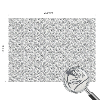 Autocolant vitraliu pentru geam Motiv botanic