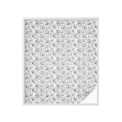 Autocolant vitraliu pentru geam Motiv botanic