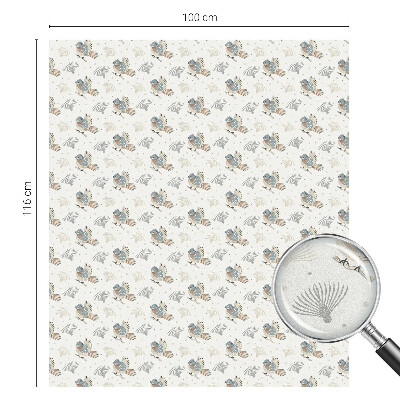 Folie geam intimitate model vitraliu Model de păsări