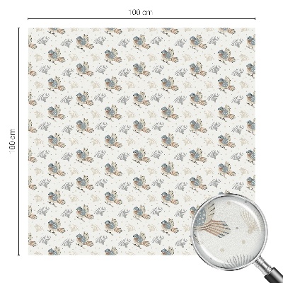 Folie geam intimitate model vitraliu Model de păsări