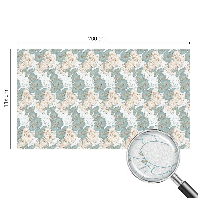 Folie geam să nu se vadă din exterior Flori delicate