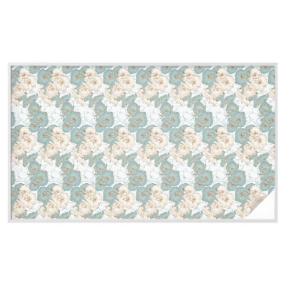 Folie geam să nu se vadă din exterior Flori delicate