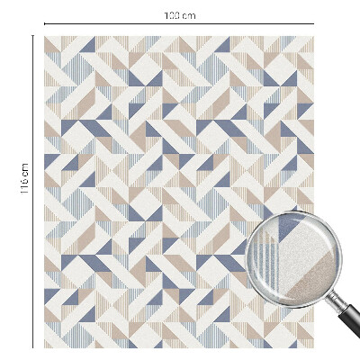 Folie geam intimitate model vitraliu Modele geometrice