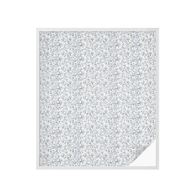 Folie decorativă vitraliu pentru uși și ferestre Model floral