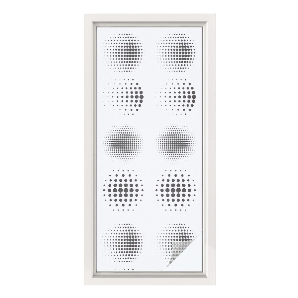 Folie geam să nu se vadă din exterior Cercuri punctate