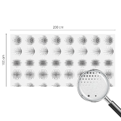 Folie geam să nu se vadă din exterior Cercuri punctate