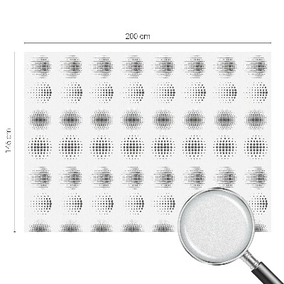 Folie geam să nu se vadă din exterior Cercuri punctate
