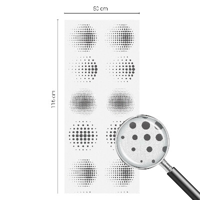 Folie geam să nu se vadă din exterior Cercuri punctate
