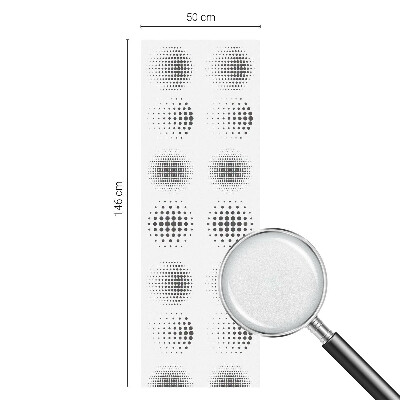 Folie geam să nu se vadă din exterior Cercuri punctate