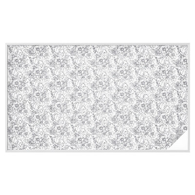 Folie geam intimitate model vitraliu Eleganță floristică