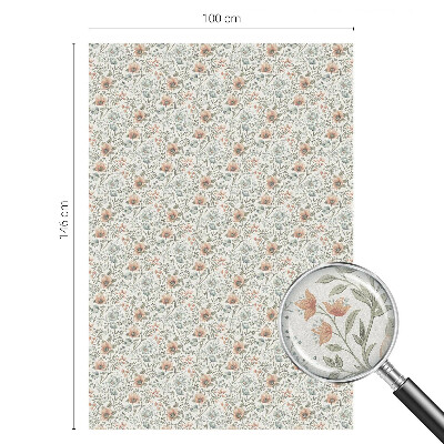 Folie decorativă geam Model floral