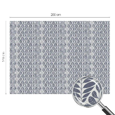 Folie decorativă vitraliu pentru uși și ferestre Frunze modelate