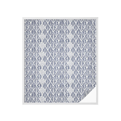 Folie decorativă vitraliu pentru uși și ferestre Frunze modelate