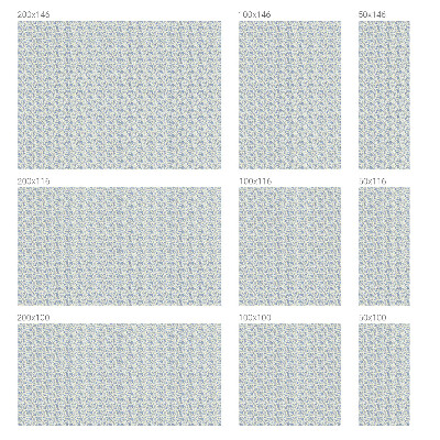 Autocolant vitraliu pentru geam Model floral