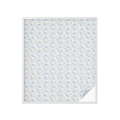 Autocolant vitraliu pentru geam Model floral