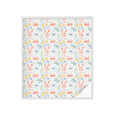 Folie geam intimitate model vitraliu Motive nautice