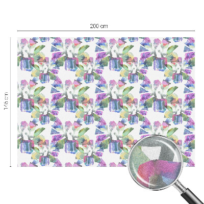 Autocolant vitraliu pentru geam Abstracție colorată