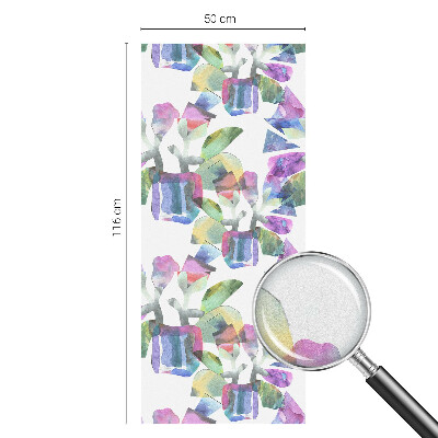 Autocolant vitraliu pentru geam Abstracție colorată