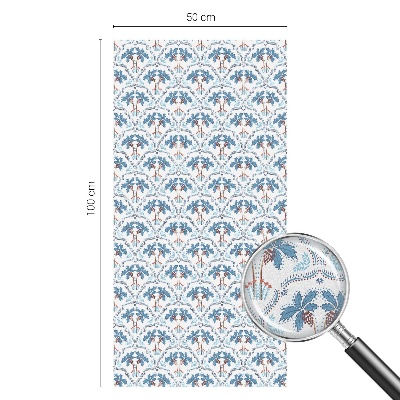 Folie geam să nu se vadă din exterior Palmieri albaștri