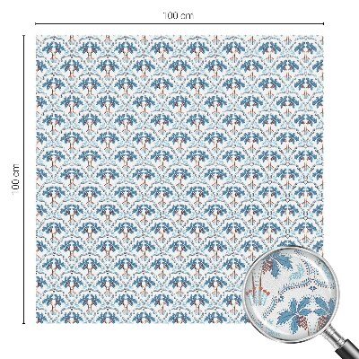 Folie geam să nu se vadă din exterior Palmieri albaștri