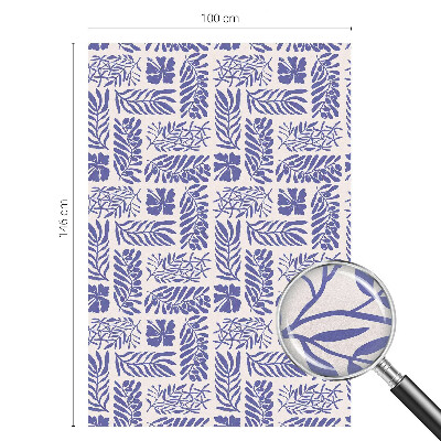 Folie decorativă vitraliu pentru uși și ferestre Modele de plante