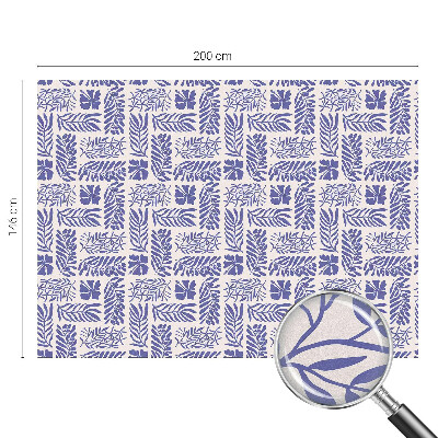 Folie decorativă vitraliu pentru uși și ferestre Modele de plante