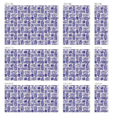 Folie decorativă vitraliu pentru uși și ferestre Modele de plante