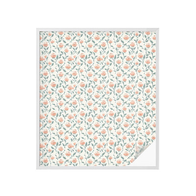 Autocolant vitraliu pentru geam Model floral