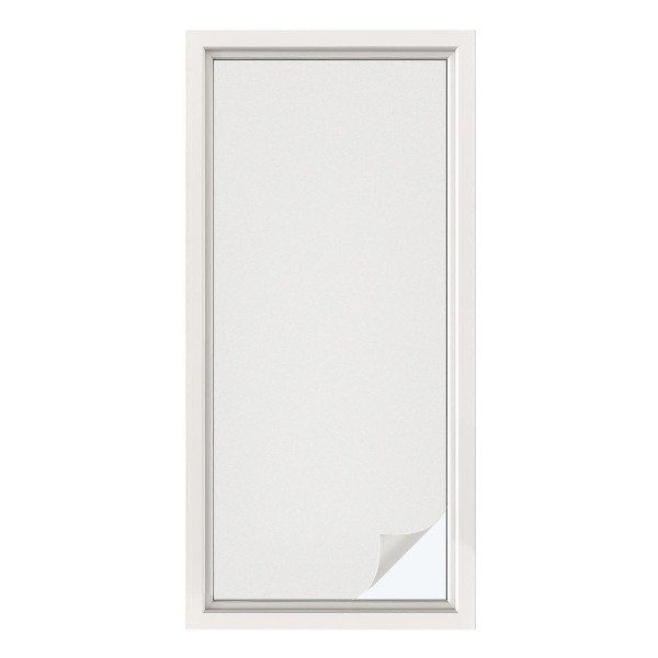 Folie decorativă vitraliu pentru uși și ferestre Alb gri delicat