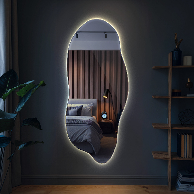 Oglinda forma neregulata led inovatoare