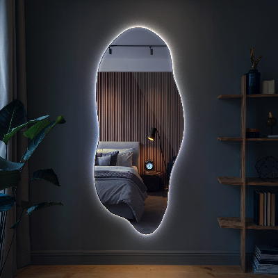 Oglinda forma neregulata led inovatoare