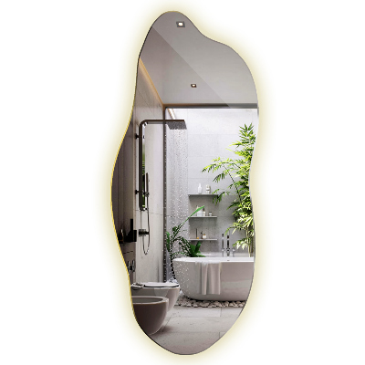 Oglinda forma neregulata led inovatoare