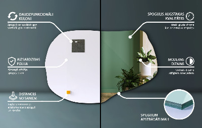Oglinda forma neregulata accessoriu stilat