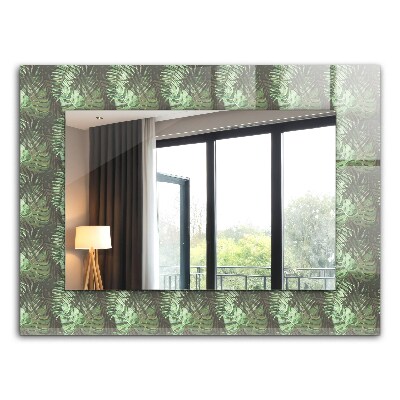 Oglinda imprimata Frunze tropicale