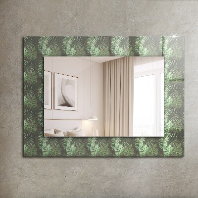 Oglinda imprimata Frunze tropicale