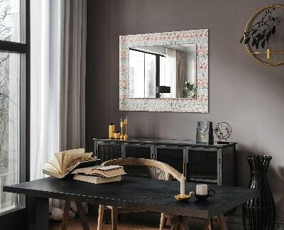 Oglinda cu decor Desen geometric colorat