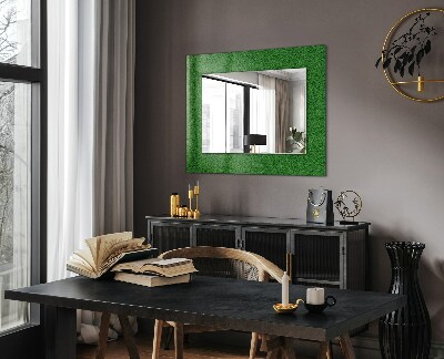 Oglinda cu rama imprimata Iarbă verde