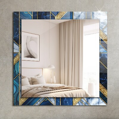Decoratiuni perete cu oglinda Mozaic geometric abstract