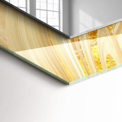 Oglinda decor perete Dungi abstracte galbene