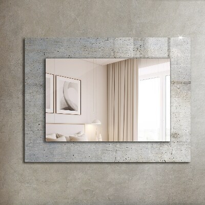 Oglinda cu decor Perete de beton crăpat