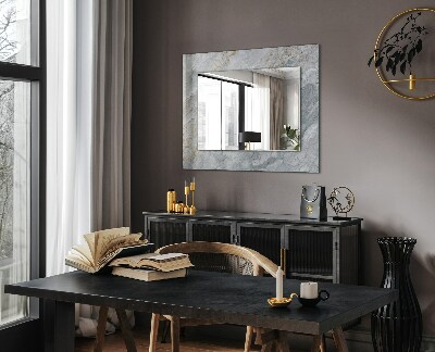 Oglinda perete decorativa Motiv abstract din marmură