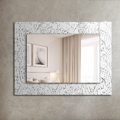 Oglinda decor perete Lavă abstractă