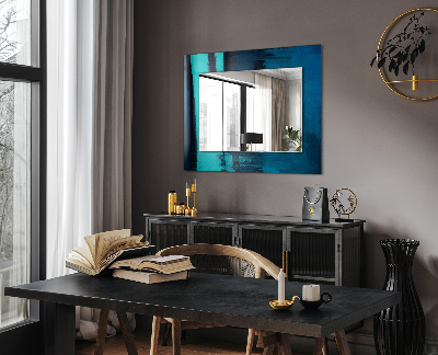 Oglinda perete decorativa Astrata artă albastră