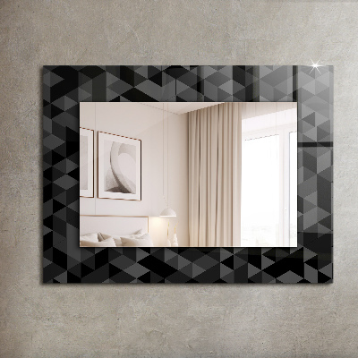 Oglinda imprimata Pitici triunghiulari și greieri
