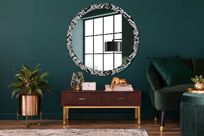 Oglinda rotunda cu rama imprimata Pasărea colibri