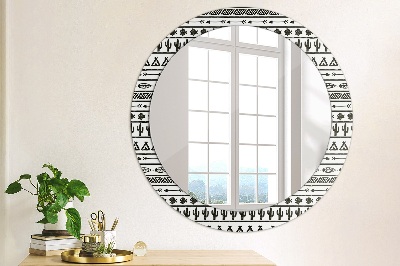 Decor oglinda rotunda Boho minimalist